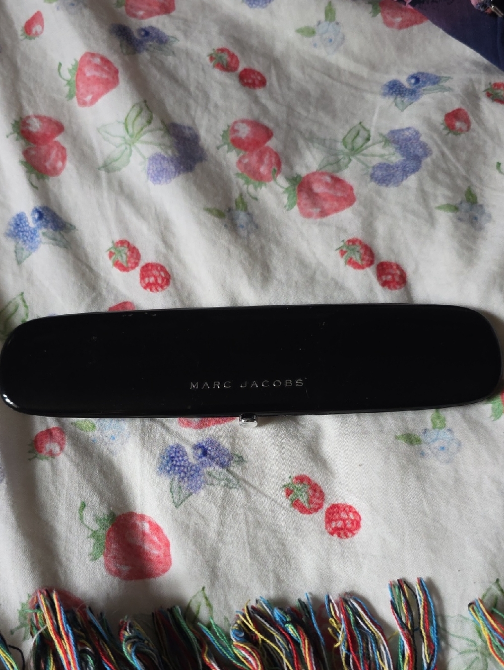 GUC Marc Jacobs Black Glossy Eyewear Case RARE ORIGINAL